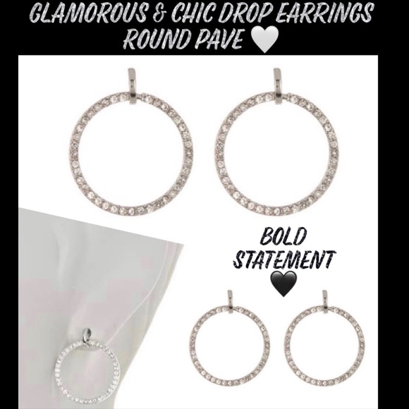 Nordstrom Jewelry - EXCLUSIVE DROP EARRINGS ROUND PAVE NORDSTROM
